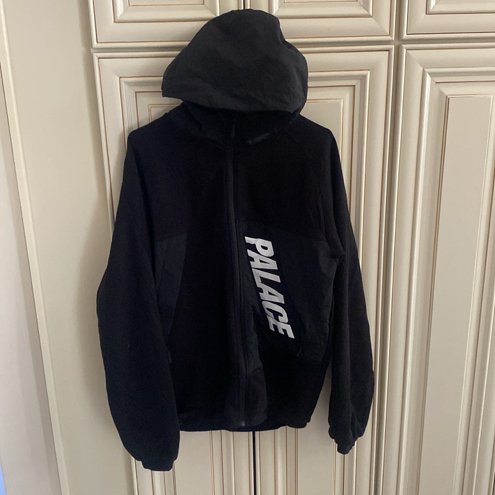 Palace Men’s Large Black Zipper Hoodie